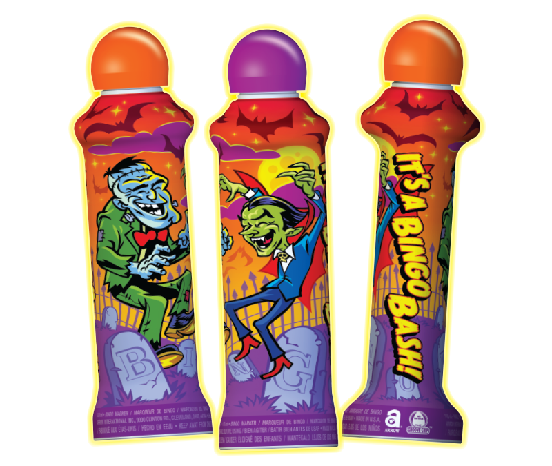 Halloween Bingo Ink Bottles