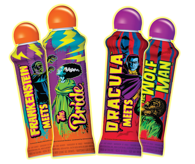 Halloween Bingo Ink Bottles