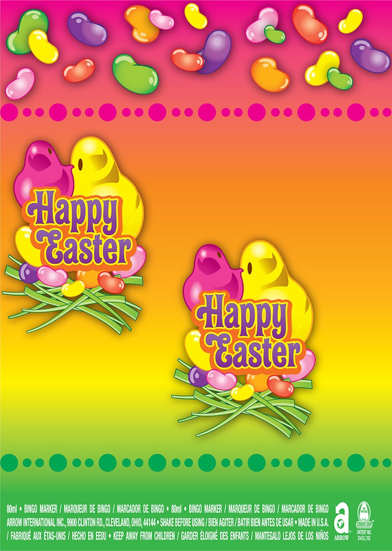 Happy Easter / Peeps and Jelly Beans