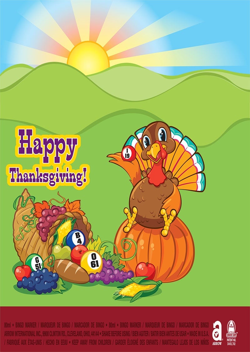 Happy Thanksgiving / Turkey and Pumpkin