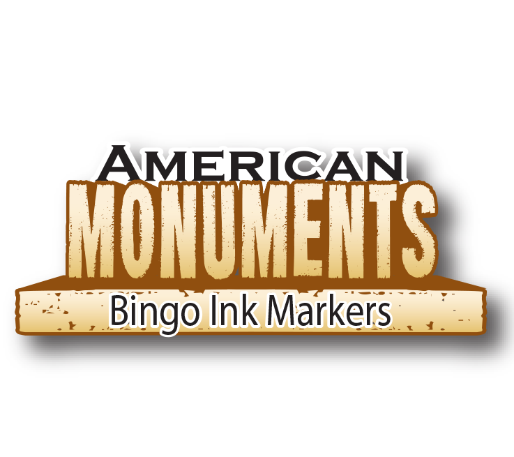 American Monuments Bingo Ink Marker Bingo Ink Marker