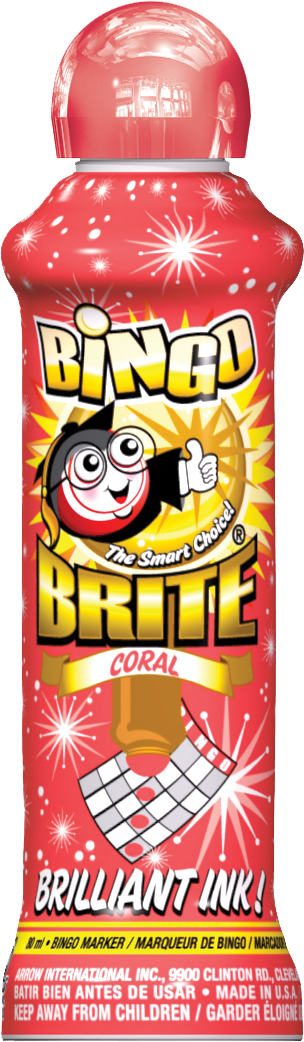 Coral Bingo Brite Ink