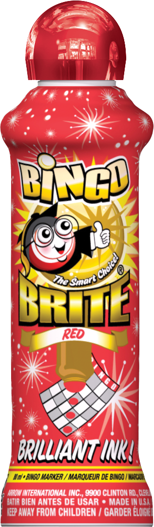 Red Bingo Brite Ink