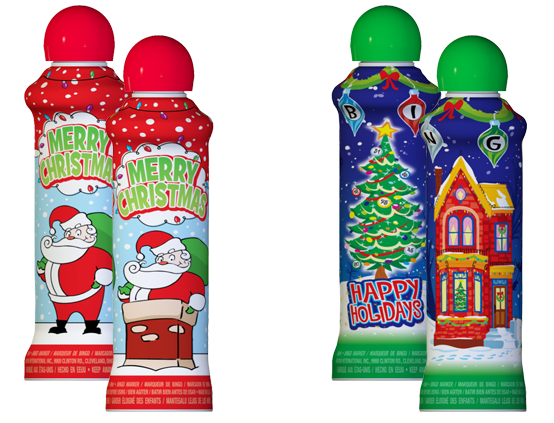 Christmas Bingo Ink Markers