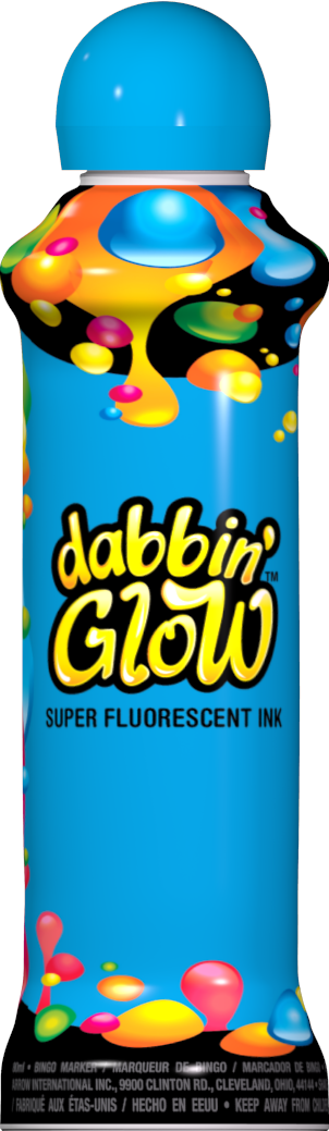 Blue Dabbin' Glow Ink