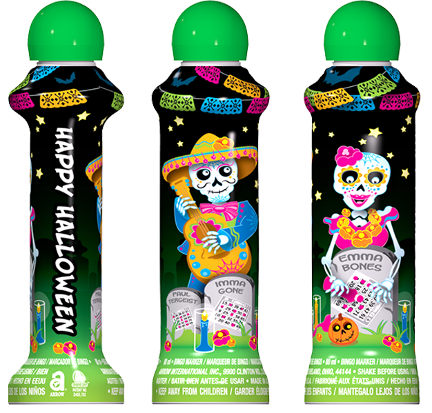 Halloween Skeletons Seasonal Bingo Ink