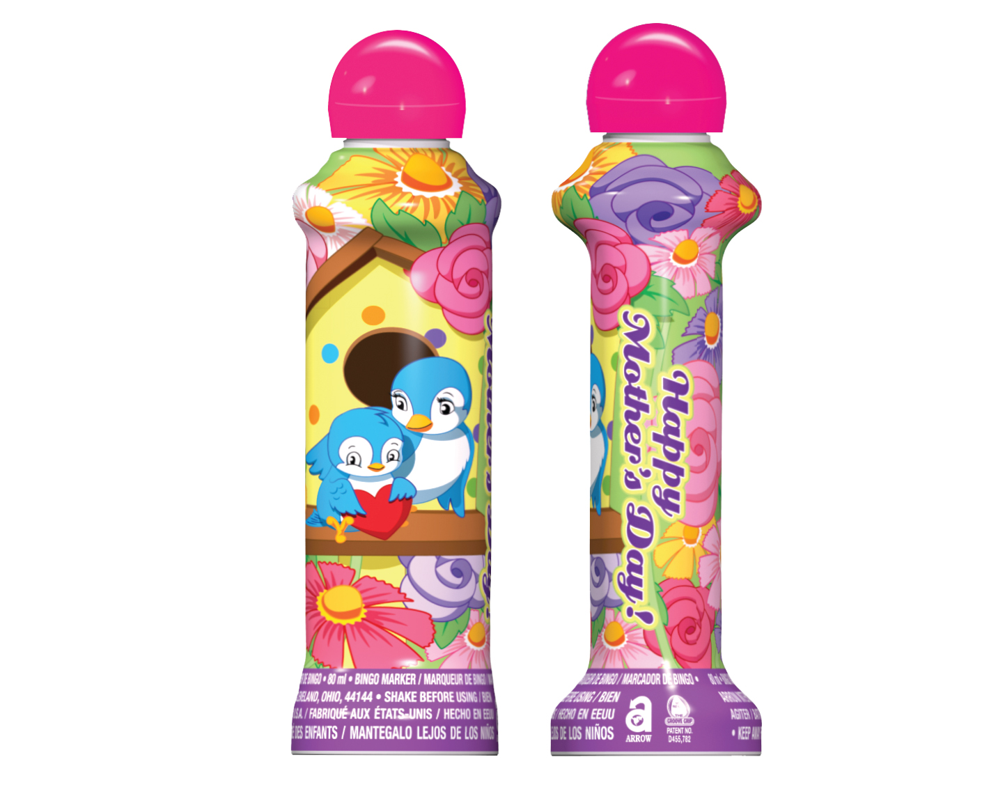 Blue Birds Mother's Day Bingo Ink Bottle